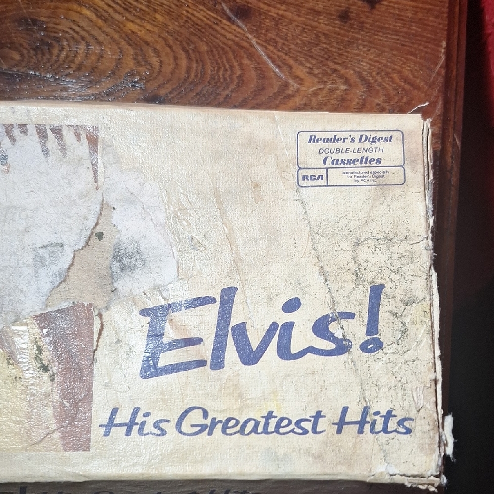 Elvis His Greatest Hits Cassette Box Set Untested